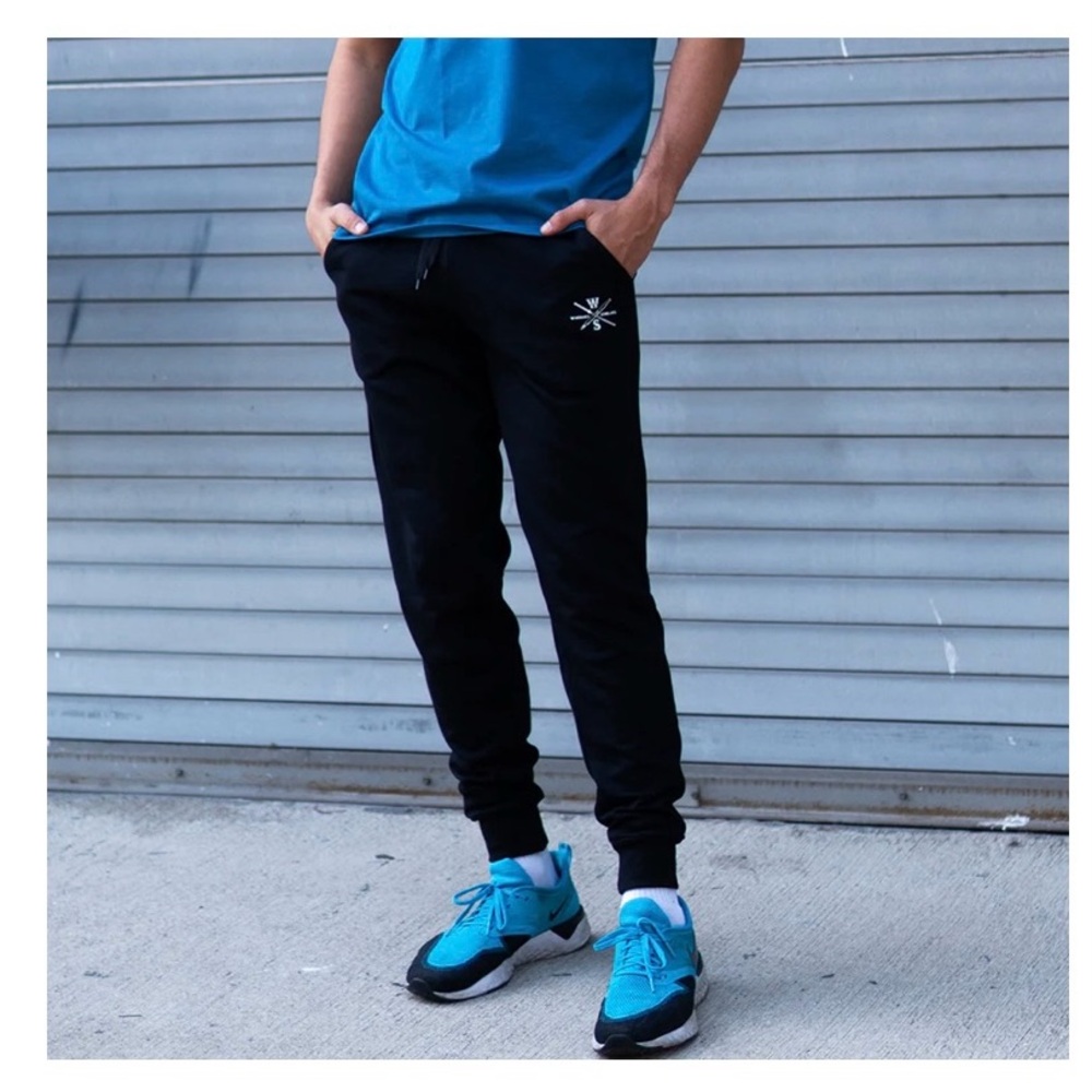 Warrior and Scholar Black Joggers for Men